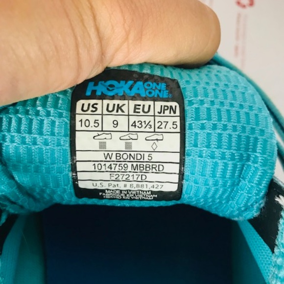 Hoka One One Womens Bondi 5 Running Size 10.5 - Picture 4 of 5